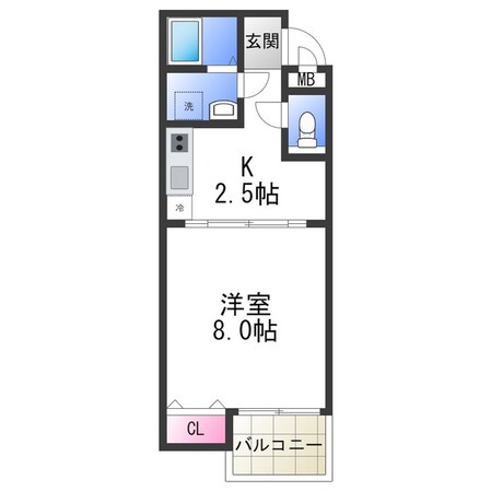 Feliz北助松の物件間取画像